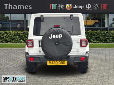 SPOTICAR Jeep Wrangler 2.0 Gme Sahara Auto 4wd Euro 6 (s/s) 2dr Used Car - Suv Petrol White - Slough - 600554665_5