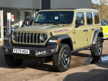 SPOTICAR Jeep Wrangler 2.0 Gme Rubicon Auto 4wd Euro 6 (s/s) 4dr Used Car - Suv Petrol Green - Leicester - 1200555052_1