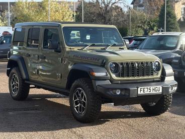 SPOTICAR Jeep Wrangler 2.0 Gme Rubicon Auto 4wd Euro 6 (s/s) 4dr Used Car - Suv Petrol Green - Leicester - 1200555052_4