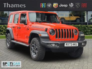 SPOTICAR Jeep Wrangler 2.0 Gme Rubicon Auto 4wd Euro 6 (s/s) 4dr Used Car - Suv Petrol Orange - Slough - 600555863_1