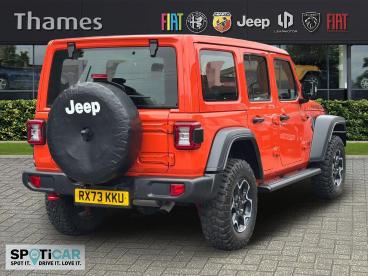 SPOTICAR Jeep Wrangler 2.0 Gme Rubicon Auto 4wd Euro 6 (s/s) 4dr Used Car - Suv Petrol Orange - Slough - 600555863_3