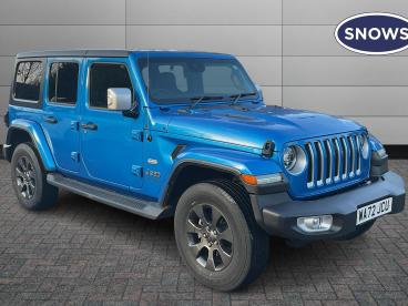 SPOTICAR Jeep Wrangler 2.0 Gme Overland Auto 4wd Euro 6 (s/s) 4dr Used Car - Suv Petrol Blue - Southampton - 1200559280_1