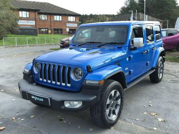 SPOTICAR Jeep Wrangler 2.0 Gme Overland Auto 4wd Euro 6 (s/s) 4dr Used Car - Suv Petrol Blue - Swansea - 1200561281_3