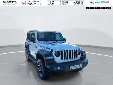 SPOTICAR Jeep Wrangler 2.0 Gme Rubicon Auto 4wd Euro 6 (s/s) 2dr Used Car - Suv Petrol White - Swansea - 1200569454_1