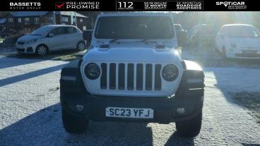 SPOTICAR Jeep Wrangler 2.0 Gme Rubicon Auto 4wd Euro 6 (s/s) 2dr Used Car - Suv Petrol White - Swansea - 1200569454_3