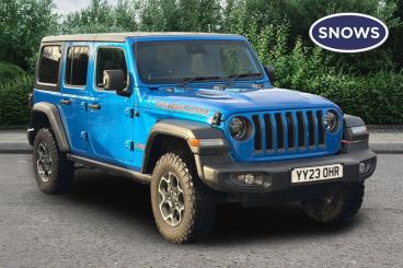 SPOTICAR Jeep Wrangler 2.0 Gme Rubicon Auto 4wd Euro 6 (s/s) 4dr Used Car - Suv Petrol Blue - Southampton - 1200579860_1