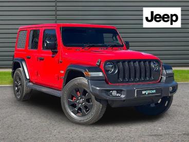 SPOTICAR Jeep Wrangler 2.0 Gme Overland Auto 4wd Euro 6 (s/s) 4dr Used Car - Suv Petrol Red - Horsham - 1200591216_1