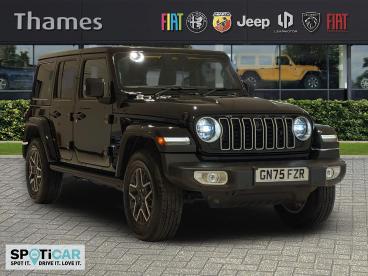 SPOTICAR Jeep Wrangler 2.0 Gme Sahara Auto 4wd Euro 6 (s/s) 4dr Used Car - Suv Petrol Black - Slough - 600594949_1