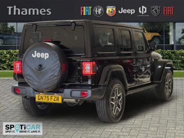 SPOTICAR Jeep Wrangler 2.0 Gme Sahara Auto 4wd Euro 6 (s/s) 4dr Used Car - Suv Petrol Black - Slough - 600594949_3