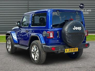 SPOTICAR Jeep Wrangler 2.0 Gme Sahara Auto 4wd Euro 6 (s/s) 2dr Used Car - Suv Petrol Blue - Horsham - 1200606898_3