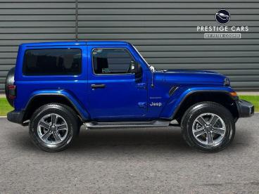 SPOTICAR Jeep Wrangler 2.0 Gme Sahara Auto 4wd Euro 6 (s/s) 2dr Used Car - Suv Petrol Blue - Horsham - 1200606898_4