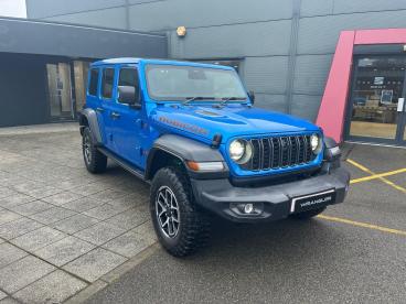 SPOTICAR Jeep Wrangler 2.0 Gme Rubicon Auto 4wd Euro 6 (s/s) 4dr Used Car - Suv Petrol Blue - Northampton - 1200614417_1