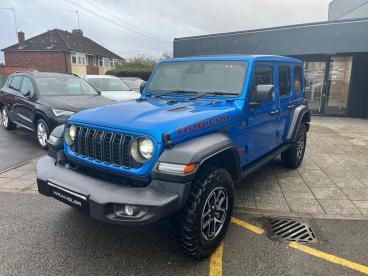 SPOTICAR Jeep Wrangler 2.0 Gme Rubicon Auto 4wd Euro 6 (s/s) 4dr Used Car - Suv Petrol Blue - Northampton - 1200614417_3