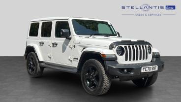 SPOTICAR Jeep Wrangler 2.0 Gme Night Eagle Auto 4wd Euro 6 (s/s) 4dr Used Car - Suv Petrol White - Stockport - 1200619508_1