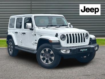 SPOTICAR Jeep Wrangler 2.0 Gme Overland Auto 4wd Euro 6 (s/s) 4dr Used Car - Suv Petrol White - Horsham - 1200621705_1