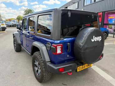 SPOTICAR Jeep Wrangler 2.0 Gme Rubicon Auto 4wd Euro 6 (s/s) 4dr Used Car - Suv Petrol Blue - Cheltenham - 1200627556_4