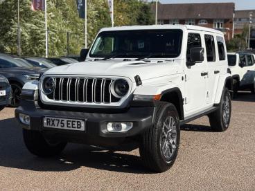 SPOTICAR Jeep Wrangler 2.0 Gme Sahara Auto 4wd Euro 6 (s/s) 4dr Used Car - Suv Petrol White - Leicester - 1200631382_3