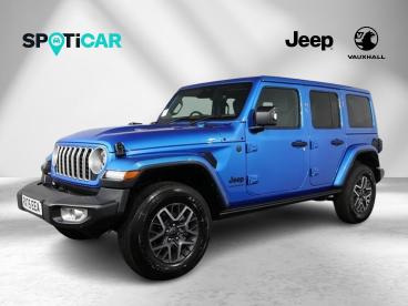 SPOTICAR Jeep Wrangler 2.0 Gme Sahara Auto 4wd Euro 6 (s/s) 4dr Used Car - Suv Petrol Blue - West Thurrock Grays - 1200633776_1