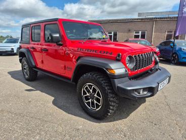SPOTICAR Jeep Wrangler 2.0 Gme Rubicon Auto 4wd Euro 6 (s/s) 4dr Used Car - Suv Petrol Red - Forfar - 1200639404_1