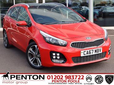 SPOTICAR Kia Ceed Cee-d 1.0 T-gdi Gt-line S Sportswagon Euro 6 (s/s) 5dr Used Car - Estate Petrol Red - Poole - 1200540599_1