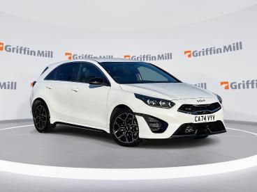 SPOTICAR Kia Ceed Cee-d 1.5 T-gdi Gt-line Dct Euro 6 (s/s) 5dr Used Car - Saloon Petrol White - Pontypridd - 1200578692_1