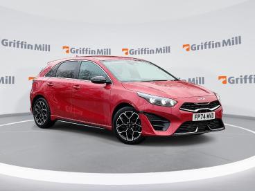 SPOTICAR Kia Ceed Cee-d 1.5 T-gdi Gt-line Euro 6 (s/s) 5dr Used Car - Saloon Petrol Red - Pontypridd - 1200580078_1