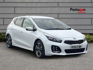 SPOTICAR Kia Ceed Cee-d 1.6 Crdi Gt-line Euro 6 (s/s) 5dr Used Car - Saloon Diesel White - Derby - 1200634141_1