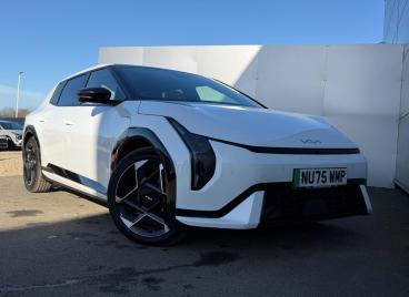 SPOTICAR Kia Ev4 81.4kwh Gt-line S Auto 5dr Used Car - Saloon Electric White - Darlington - 1200584651_1