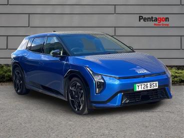 SPOTICAR Kia Ev4 81.4kwh Gt-line S Auto 5dr Used Car - Saloon Electric Blue - Sheffield - 1200637937_1