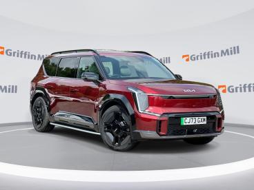 SPOTICAR Kia Ev9 99.8kwh Gt-line S Auto Awd 5dr (7 Seat) Used Car - Suv Electric Red - Pontypridd - 1200548721_1