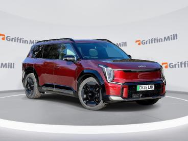 SPOTICAR Kia Ev9 99.8kwh Gt-line S Auto Awd 5dr (7 Seat) Used Car - Suv Electric Red - Pontypridd - 1200644023_1
