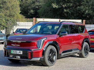 SPOTICAR Kia Ev9 99.8kwh Gt-line S Auto Awd 5dr (7 Seat) Used Car - Suv Electric Red - Pontypridd - 1200644023_3