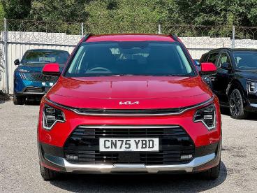 SPOTICAR Kia Niro 1.6h Gdi 3 Dct Euro 6 (s/s) 5dr Used Car - Suv Hybrid Red - Pontypridd - 1200619583_2