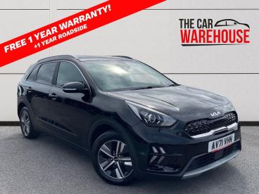 SPOTICAR Kia Niro 1.6 Gdi 2 Dct Euro 6 (s/s) 5dr Used Car - Suv Hybrid Black - Bridgend - 1200624636_1