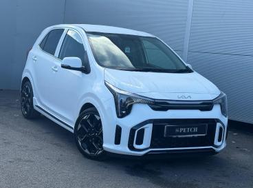 SPOTICAR Kia Picanto 1.0 Gt-line Euro 6 (s/s) 5dr Used Car - City Car Petrol White - Darlington - 1200538473_1