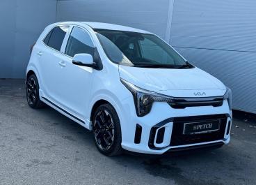 SPOTICAR Kia Picanto 1.0 Gt-line Euro 6 (s/s) 5dr Used Car - City Car Petrol White - Darlington - 1200538473_2