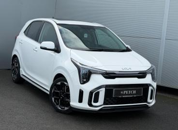 SPOTICAR Kia Picanto 1.2 Gt-line S Amt Euro 6 (s/s) 5dr Used Car - City Car Petrol White - Darlington - 1200548167_1