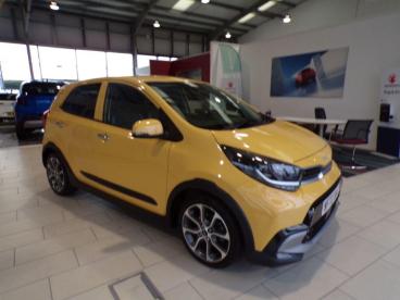 SPOTICAR Kia Picanto 1.0 Dpi X-line S Amt Euro 6 (s/s) 5dr Used Car - City Car Petrol Yellow - Ashington - 1200548446_1