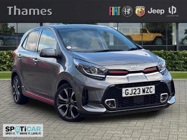 SPOTICAR Kia Picanto 1.0 T-gdi Gt-line S Euro 6 (s/s) 5dr Used Car - City Car Petrol Grey - Tunbridge Wells - 1200564185_1