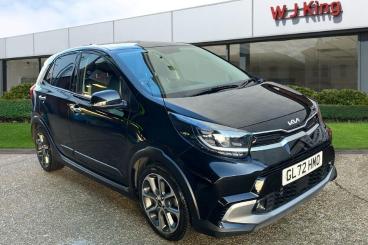 SPOTICAR Kia Picanto 1.0 Dpi X-line S Amt Euro 6 (s/s) 5dr Used Car - City Car Petrol Black - Gravesend - 1200589808_1