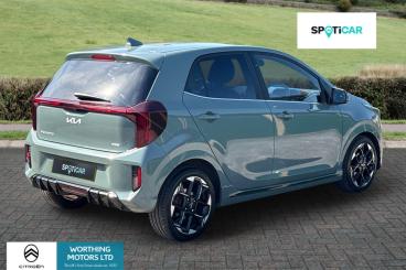 SPOTICAR Kia Picanto 1.2 Gt-line S Amt Euro 6 (s/s) 5dr Used Car - City Car Petrol Green - Worthing - 1200597185_3