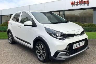 SPOTICAR Kia Picanto 1.0 Dpi X-line S Amt Euro 6 (s/s) 5dr Used Car - City Car Petrol White - Dartford - 1200602496_1
