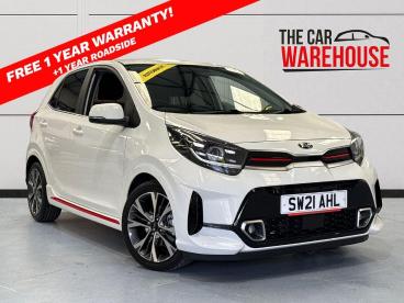 SPOTICAR Kia Picanto 1.0 Gt-line 5dr Auto [4 Seats] Used Car - City Car Petrol White - Swansea - 1200605674_1