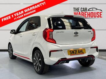 SPOTICAR Kia Picanto 1.0 Gt-line 5dr Auto [4 Seats] Used Car - City Car Petrol White - Swansea - 1200605674_2