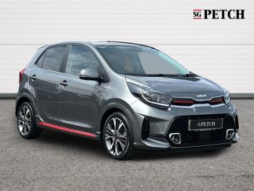 SPOTICAR Kia Picanto 1.0 T-gdi Gt-line Euro 6 (s/s) 5dr Used Car - City Car Petrol Grey - Darlington - 1200605884_1