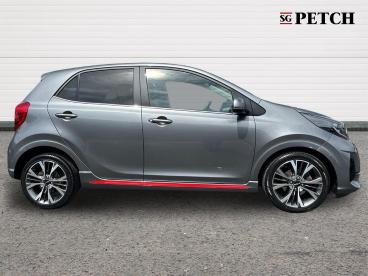 SPOTICAR Kia Picanto 1.0 T-gdi Gt-line Euro 6 (s/s) 5dr Used Car - City Car Petrol Grey - Darlington - 1200605884_2