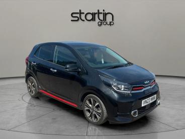SPOTICAR Kia Picanto 1.0 T-gdi Gt-line S Euro 6 (s/s) 5dr Used Car - City Car Petrol Black - Redditch - 1200606935_1