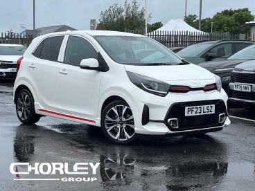 SPOTICAR Kia Picanto 1.0 Dpi Gt-line Amt Euro 6 (s/s) 5dr Used Car - City Car Petrol White - Blackpool - 1200607840_1