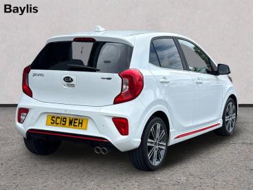 SPOTICAR Kia Picanto 1.25 Gt-line Euro 6 5dr Used Car - City Car Petrol White - Worcester - 1200618283_2