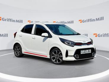 SPOTICAR Kia Picanto 1.0 Dpi Gt-line Euro 6 (s/s) 5dr Used Car - City Car Petrol White - Pontypridd - 1200626326_1